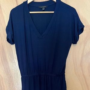 Blue midi dress